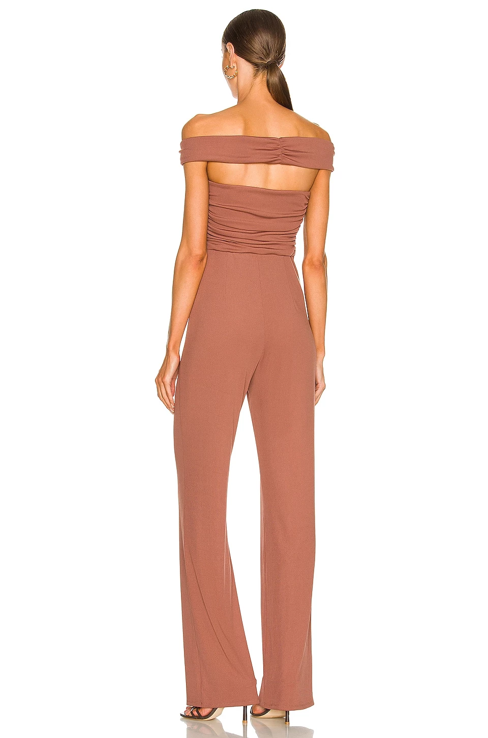 Camila Coelho Teaghan Jumpsuit In Brick Mauve 5 Camila Coelho Teaghan Jumpsuit In Brick Mauve - Image 3