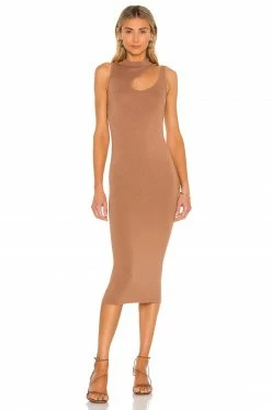 Camila Coelho Chiara Dress In Mocha