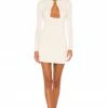 Camila Coelho Amelie Mini Dress In Beige -CAMILA COELHO Shop COEL WD169 V1