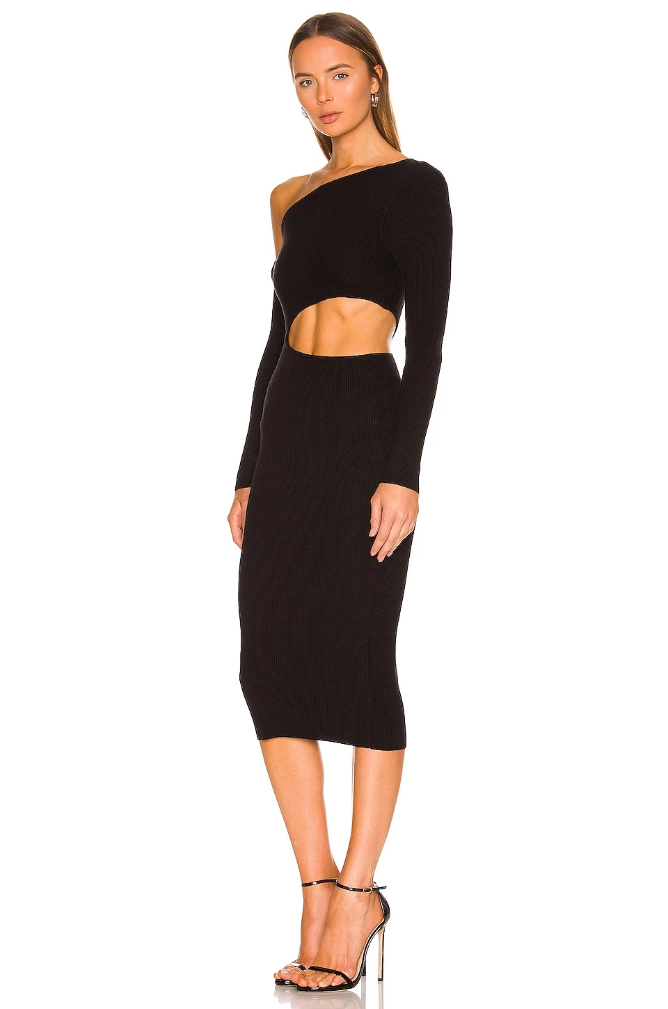 Camila Coelho Nahla Knit Dress In Black 5 Camila Coelho Nahla Knit Dress In Black - Image 3