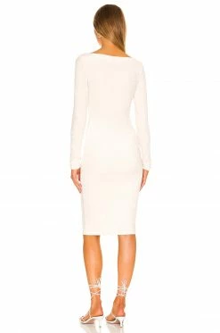 Camila Coelho Solo Midi Dress In Off White 7 Camila Coelho Solo Midi Dress In Off White -CAMILA COELHO Shop COEL WD191 V3