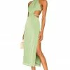 Camila Coelho Remi Midi Dress In Jade Green -CAMILA COELHO Shop COEL WD213 V1