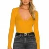 Camila Coelho Patten Sweater In Clementine 1 Camila Coelho Patten Sweater In Clementine -CAMILA COELHO Shop COEL WK55 V1