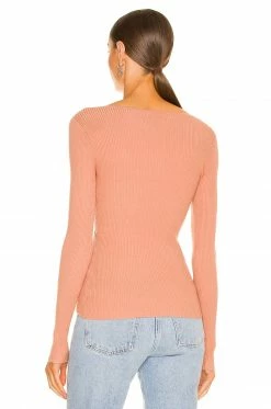 Camila Coelho Tate Sweater In Nude 8 Camila Coelho Tate Sweater In Nude -CAMILA COELHO Shop COEL WK69 V3