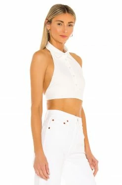 Camila Coelho Briella Crop Tank In Ivory 7 Camila Coelho Briella Crop Tank In Ivory -CAMILA COELHO Shop COEL WS130 V2