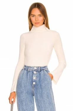 Camila Coelho Gloria Bodysuit In Off White