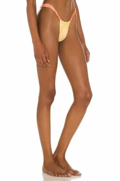 Camila Coelho Alipha Bottom In Orange & Yellow Palm -CAMILA COELHO Shop COEL WX65 V2