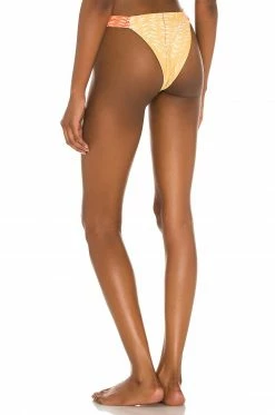 Camila Coelho Alipha Bottom In Orange & Yellow Palm -CAMILA COELHO Shop COEL WX65 V3