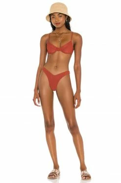 Camila Coelho Harbor Bottom In Rust 8 Camila Coelho Harbor Bottom In Rust -CAMILA COELHO Shop COEL WX85 V4