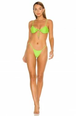 Camila Coelho Franny Top In Lime -CAMILA COELHO Shop COEL WX90 V4